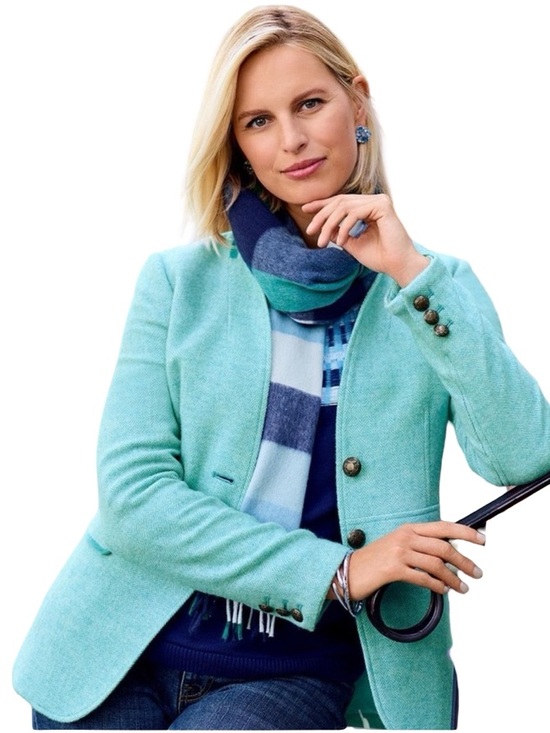 Talbots Jackets & Blazers - NWT Talbots Wool Blend Classic Button Front Structured Blazer Jacket